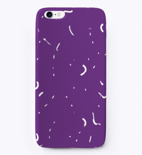 Valentines Gift Iphone Cover Purple T-Shirt Front