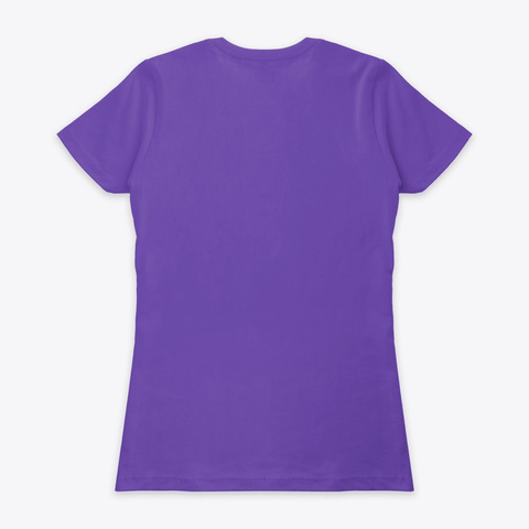 Pssst!  Genealogist Over Here Purple Rush T-Shirt Back
