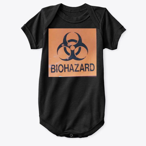 Biohazard  Black T-Shirt Front