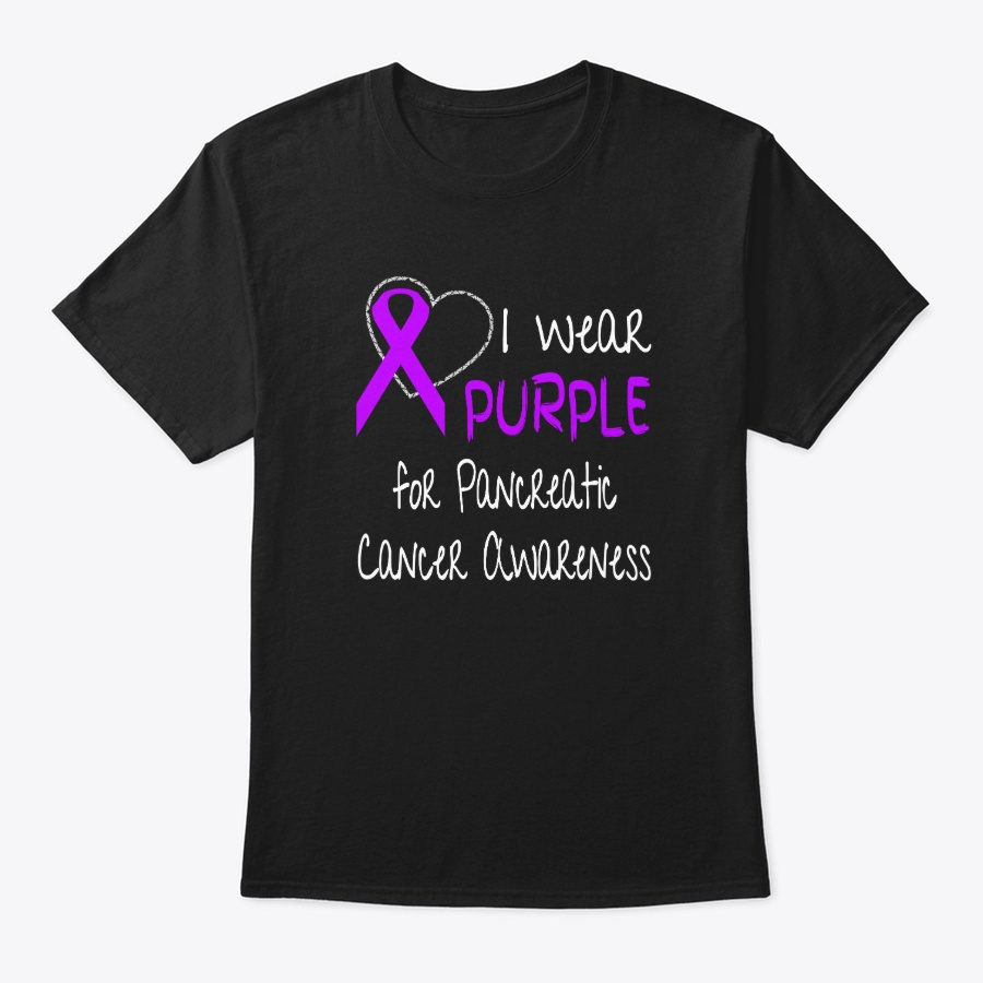 I Wear Purple for Pancreatic Cancer Unisex Tshirt