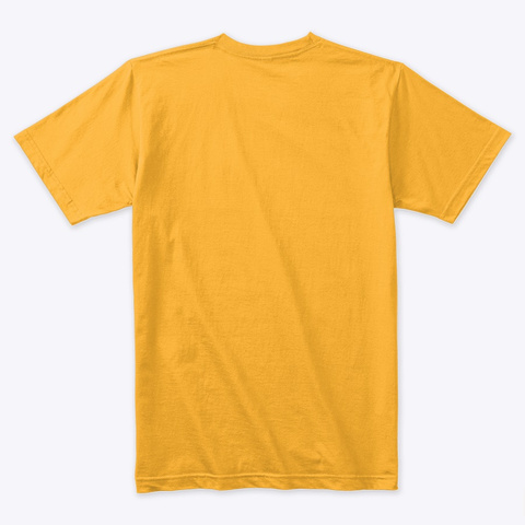Nord Bjorn Nordic Runes Gold T-Shirt Back