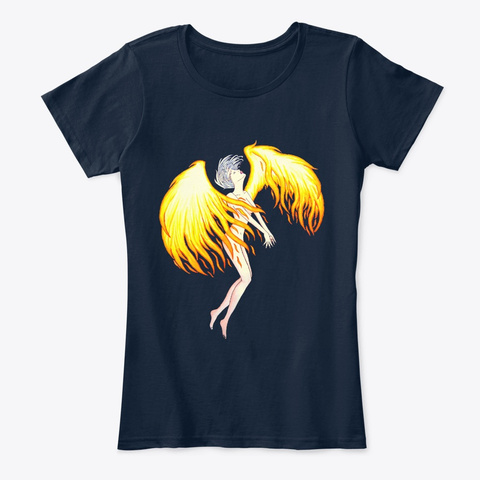 Rise Of The Phoenix New Navy T-Shirt Front