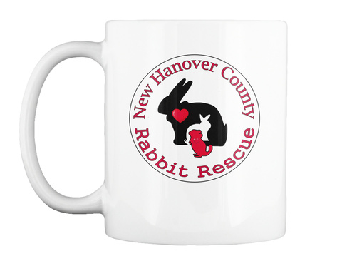 New Hanover County Rabbit Rescue White T-Shirt Front