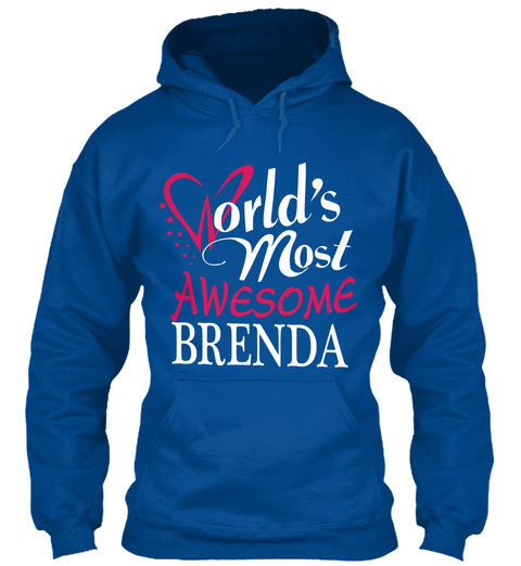 Tshirt Name Brenda !!! Royal T-Shirt Front