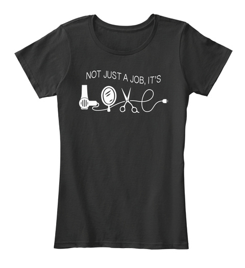 Not Just A Jcb, It's Love Black T-Shirt Front