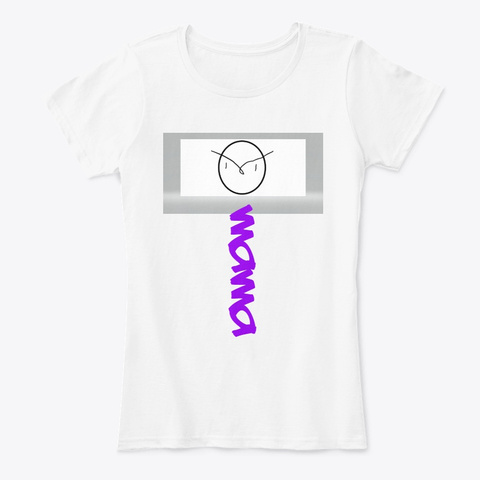 Mama White T-Shirt Front