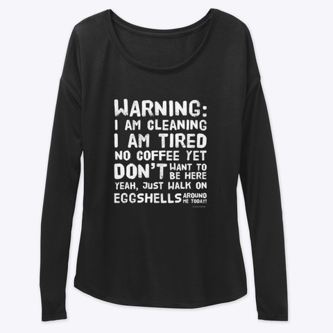 Eggshells Black T-Shirt Front