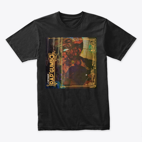 Rap Gumbo Cover Black T-Shirt Front