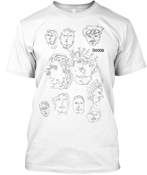 Dooda White T-Shirt Front