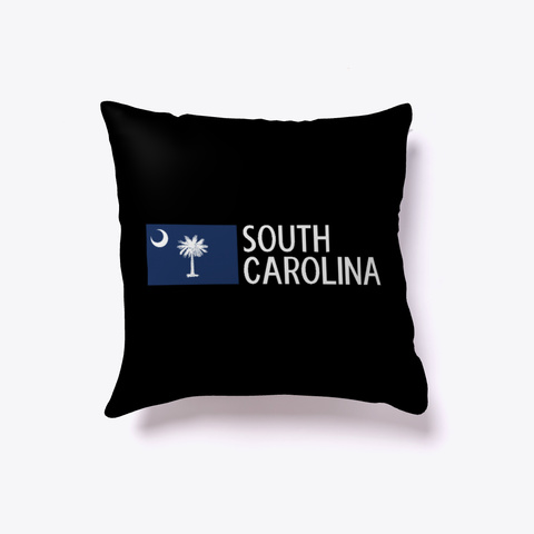 South Carolina Flag White T-Shirt Front