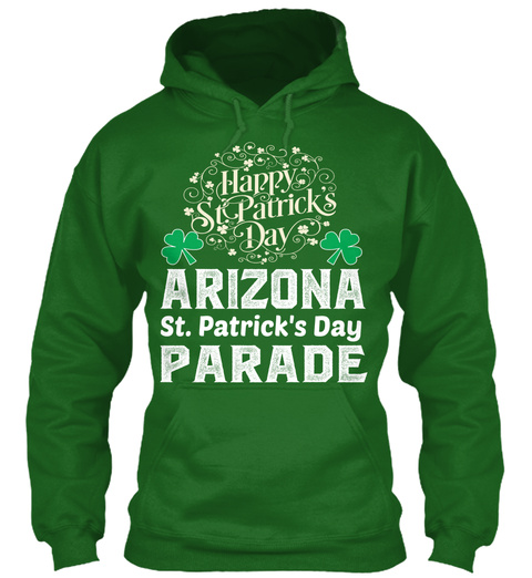 Happy St.Patrick's Day  Arizona St. Patrick's Day Parade Irish Green Camiseta Front