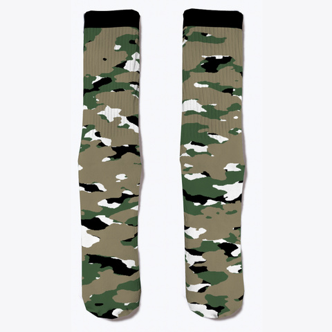 Military Camouflage   Woodland V Standard Camiseta Front