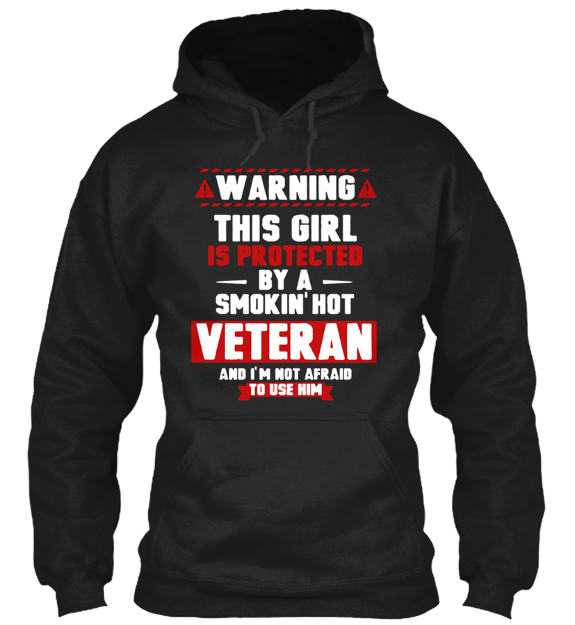 This Girl Is Protected By A Veteran Hood Unisex Tshirt
