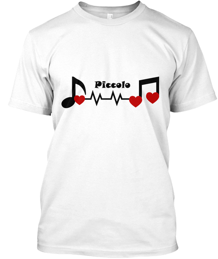 Piccolo - Heartbeat - BlackRed Unisex Tshirt