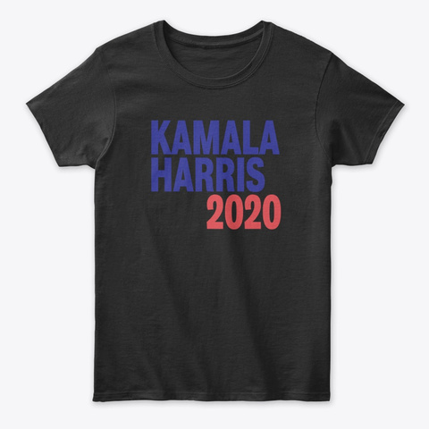 Kamala Harris 2020 T Shirt Black T-Shirt Front