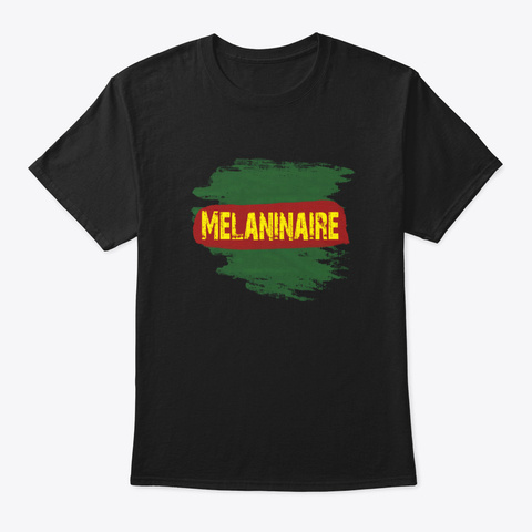 Melaninaire Eg58g Black T-Shirt Front