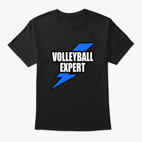 Volleyball Mmivz Black T-Shirt Front