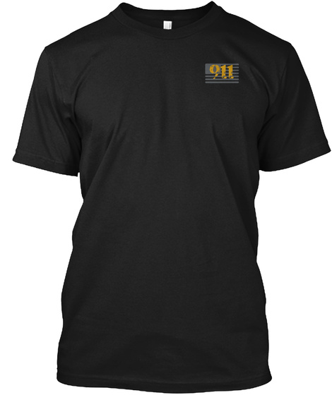 911 Black T-Shirt Front