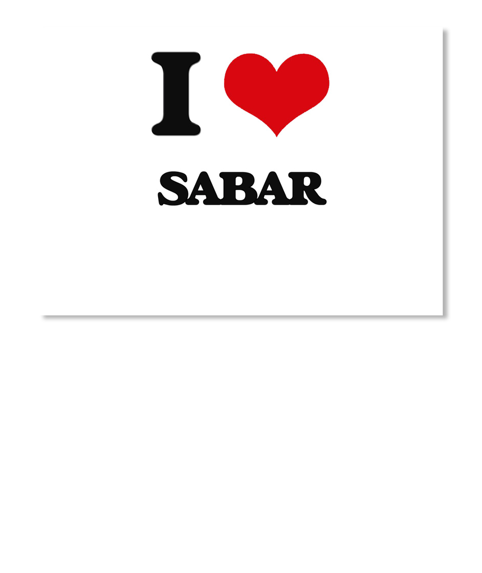 I Love Sabar - I SABAR Products