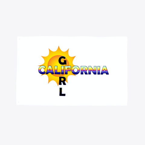 California Girl Flag Standard T-Shirt Front
