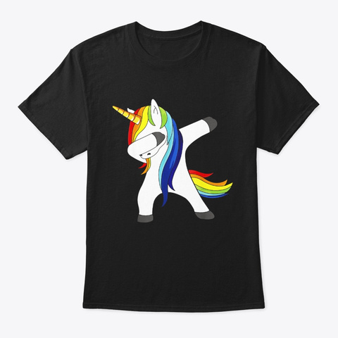 Lgbt Pride Gay And Lesbian Unicorn Black T-Shirt Front