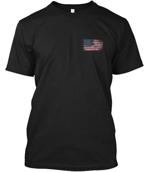 Honor The Fallen Black T-Shirt Front