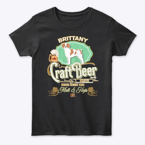 D Brittany Gifts  Black T-Shirt Front