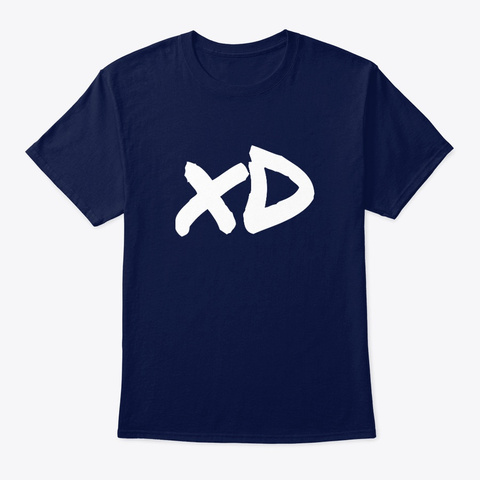 The Fancy X D Shirt (Or Hoodie) Navy T-Shirt Front