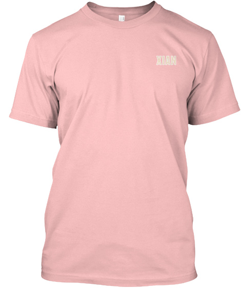 Xian Pale Pink T-Shirt Front