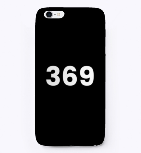 I Phone Case: 369 Black T-Shirt Front