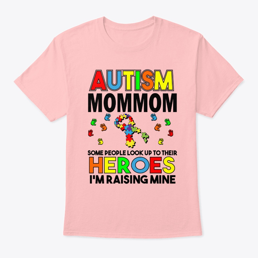 Autism Mommom Look Up To Heroes Tee