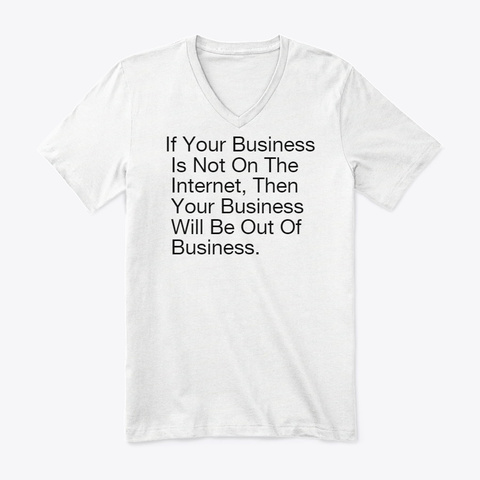 Bill Gate's Quote White T-Shirt Front