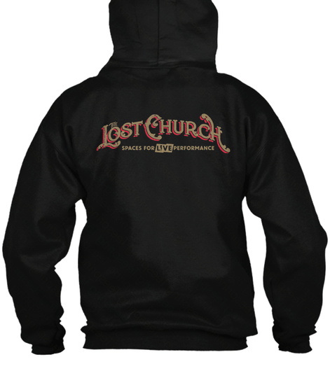 Lost Church Black T-Shirt Back
