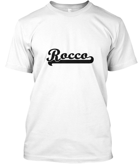 Rocco White T-Shirt Front