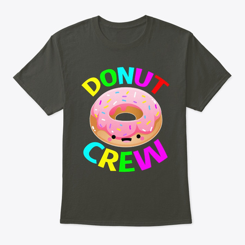 Donut Crew Squad Smoke Gray T-Shirt Front