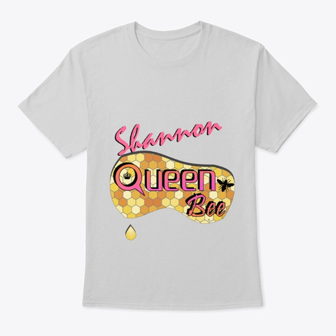 Shannon Queen Bee Light Steel T-Shirt Front