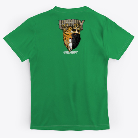 Unruly Green T-Shirt Back