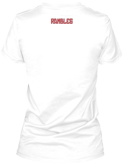 Rambles White T-Shirt Back