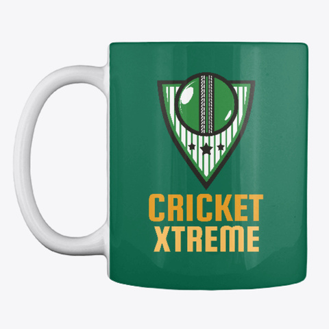 Cricket Xtreme Forest Green áo T-Shirt Front