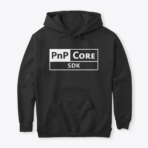 Pn P   Core Sdk   Large Logo Black T-Shirt Front