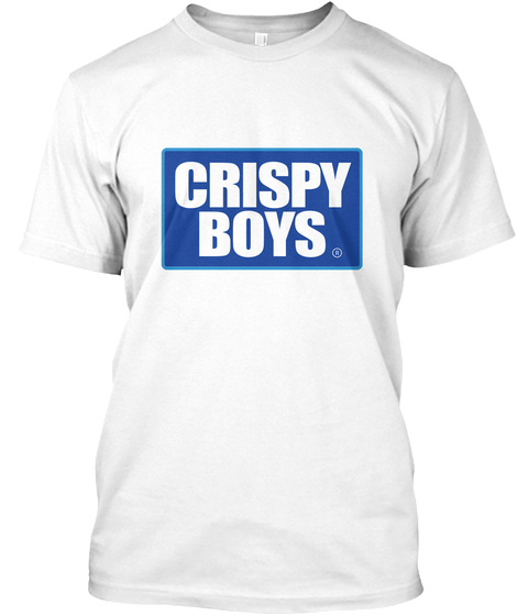 Crispy Boys White T-Shirt Front