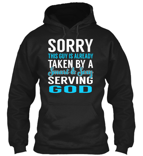 Serving God Black T-Shirt Front
