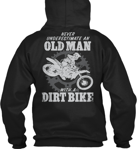 An Old Man With A Dirt Bike