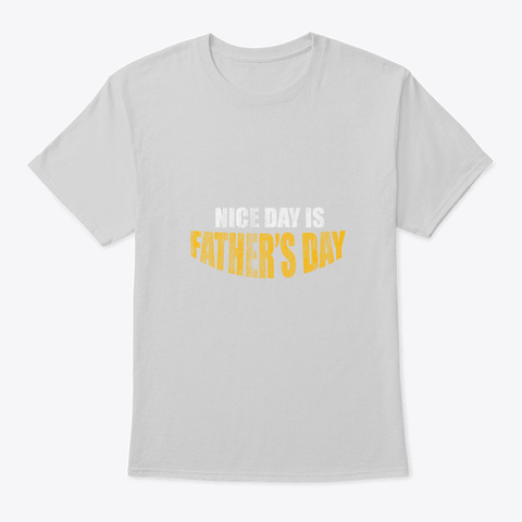 Father Holiday Light Steel T-Shirt Front