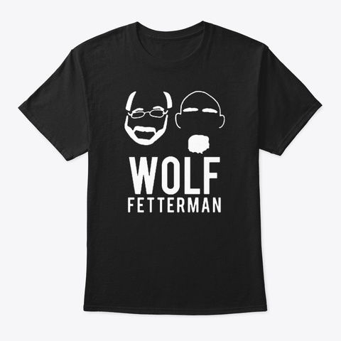 Wolf Fetter Man Shirt Y001 Black T-Shirt Front