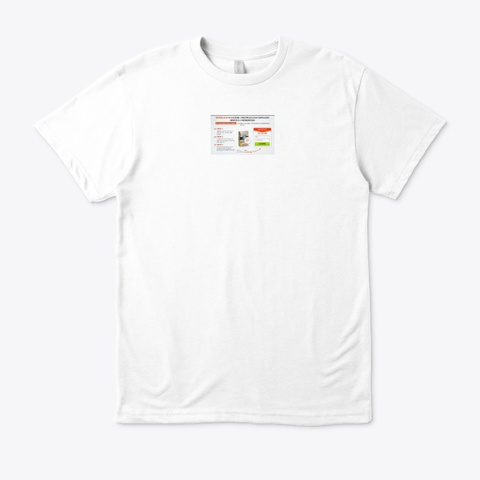 Prostero White T-Shirt Front