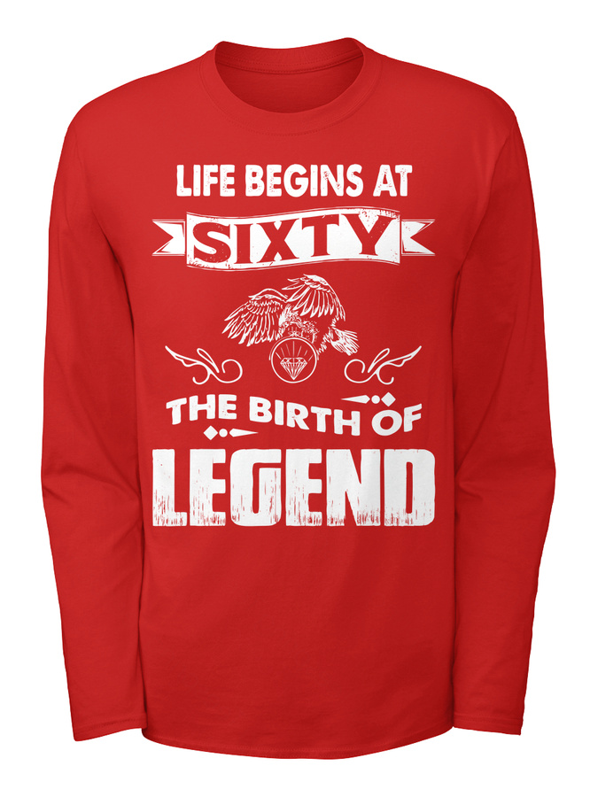 Life begins at 60 Unisex Tshirt