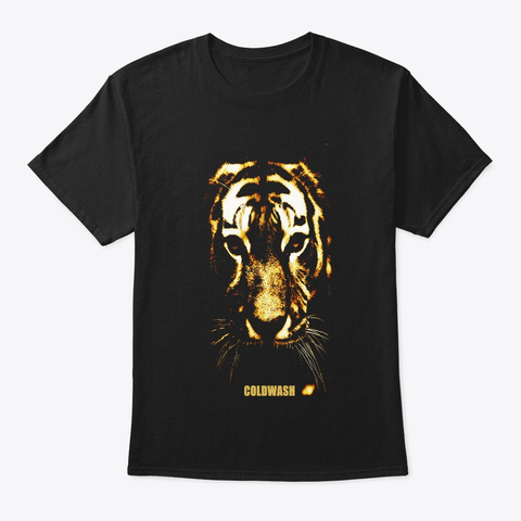 Tiger Black T-Shirt Front