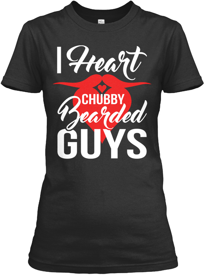 I HEART CHUBBY BEARDED GUYS Unisex Tshirt