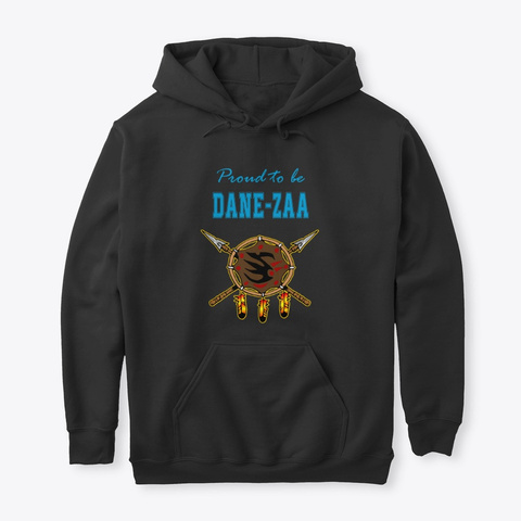 Dane Zaa Warrior Shield  Black Camiseta Front